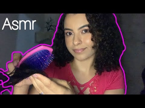 ASMR/ VOU LAVAR E HIDRATAR SEU CABELO 🪮