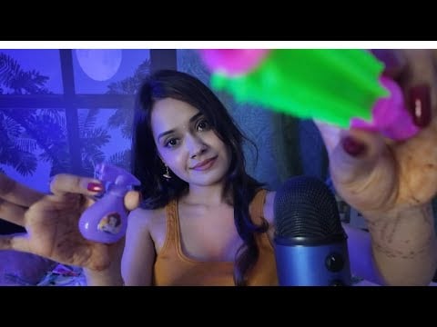 ASMR Hair Styling with Childhood Treasures✨🪩