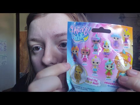 ASMR- Mystery Toy Unboxing (Unicorn Dolls) from Dollar Tree