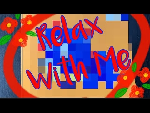 ASMR Visual & Sound Triggers: Young Triceratops Sticker Puzzle #757