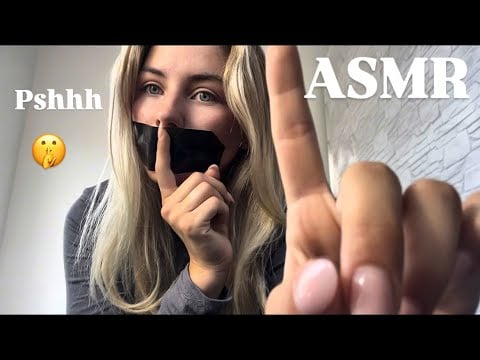 Mouth Covering with Tape Sounds 👄 Super Intense and Tingly ASMR [German]