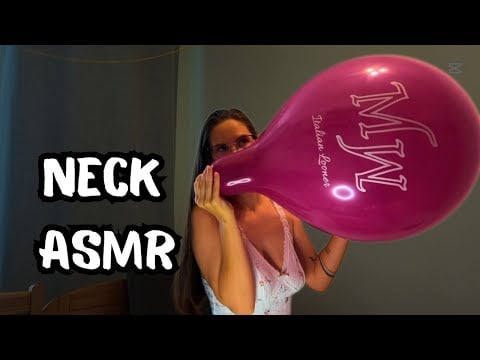 I Inflated This Giant Grapefruit Balloon to the LIMIT… 😳🎈 - NECK ASMR 