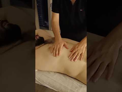INCREDIBLE RELAXING MASSAGE TECHNIQUES FOR CHEST, ABDOMEN AND ARMS #satisfying #relaxing #asmr