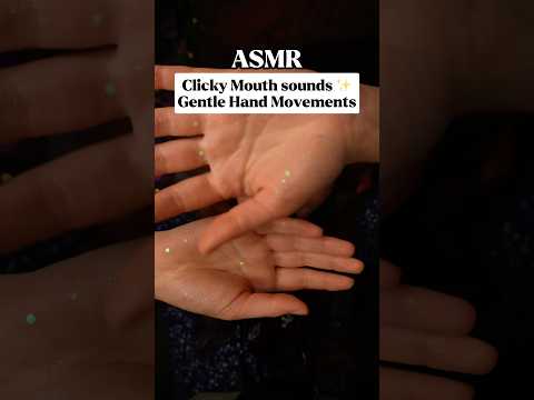 Is it tingly?🤭 Clicky mouth sounds, Hand movements ASMR 😴