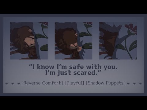 Comforting your GF in the dark [ASMR Girlfriend RP F4A] [Reverse Comfort] [Playful] [Shadow Puppets]