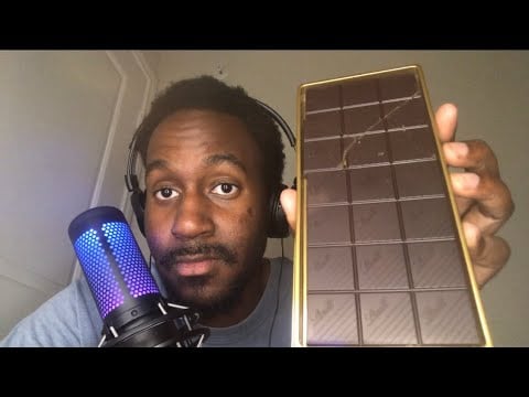 ASMR UNSWEET CHOCOLATE BAR Review