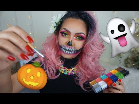 ASMR Doing Your Halloween Makeup 👻 Soft Spoken👻 Personal Attention