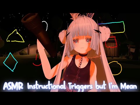 🎃ASMR🎃︱Instructional Triggers but I'm Mean