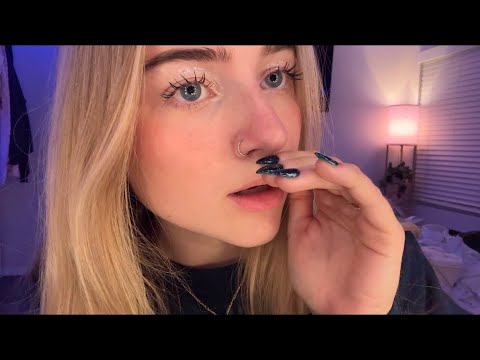 ASMR Up Close Anticipatory/Breathy Whispers and Stuttering for INTENSE Tingles