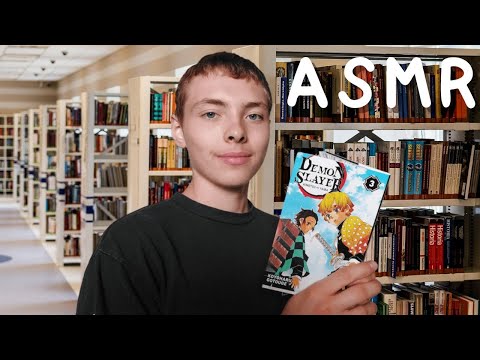 ASMR FR: Roleplay📚Bibliothèque📚(tu viens ramener des mangas)
