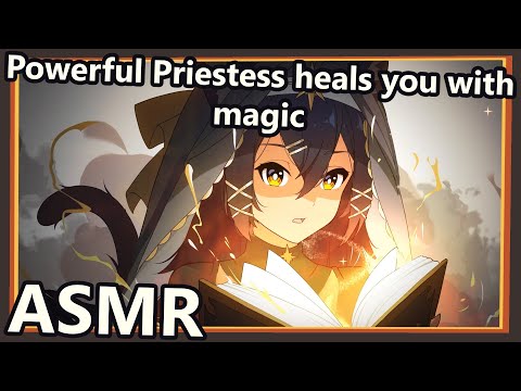 ASMR Anime Priestess Catgirl casts spells to help you sleep | Magical Spells  Soft Spoken