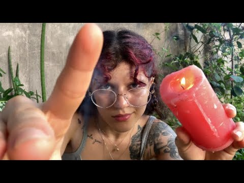 ASMR ~ Bruxa malvada fazendo feitiço em você