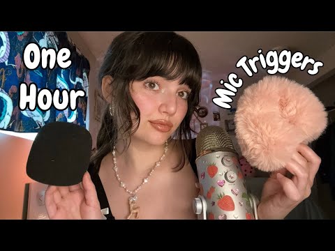 ASMR | 1 Hour Of Fast & Aggressive Mic Triggers With Rambles (Mic Pumping, Brushing, Scratching, ++)