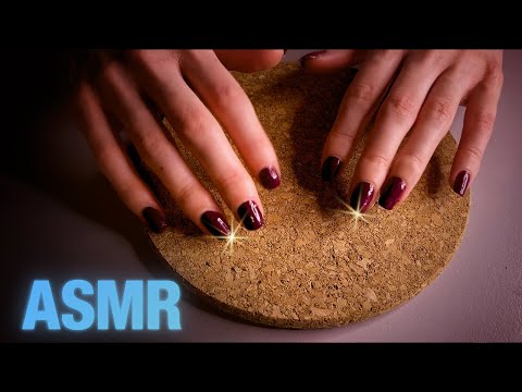 ASMR ⚡️ Cork Triggers! ✨ Tracing, Tapping and Scratching ✨ Bassy Sounds (No talking!)