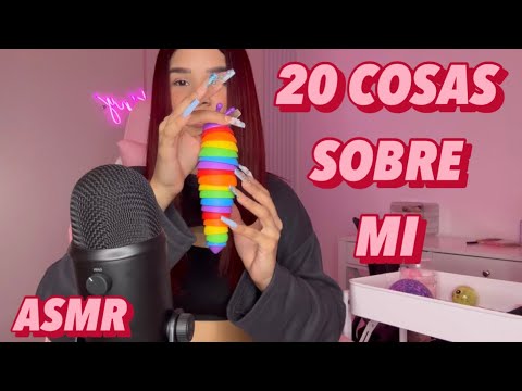 20 cosas sobre mi mientras te relajo con sonidos de juguetes de asmr