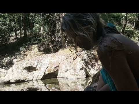 Enchanting melodies played by a faerie🍃Natural waterfall sounds, bird sounds and tongue drum💙💚💛