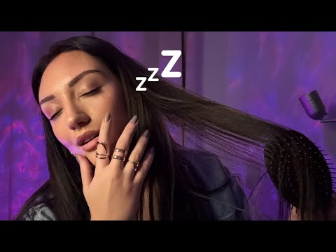 ASMR sur moi ! 😴 (tapping, hands movement, hair brushing …)