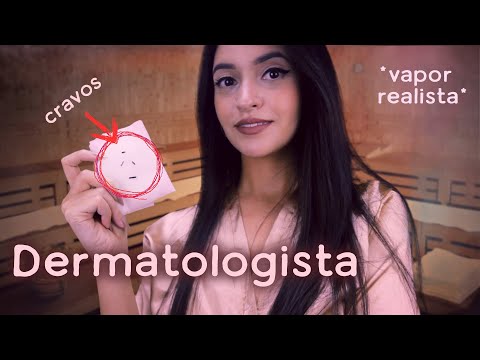 ASMR LIMPEZA DE PELE NA SAUNA: Cravos, Dermatologista, SPA 🧖 ASMR Realista, ASMR BR