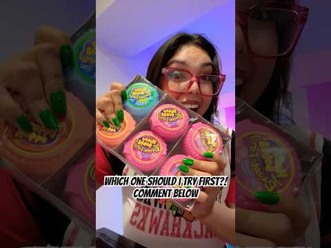 BUBBLE GUM TAPE ASMR | from COSTCO which one should I try? #bubblebum #costco