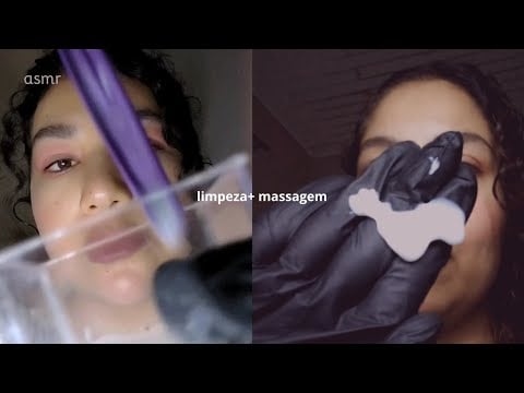 ASMR Colab com @Wericalm : Clínica de ESTÉTICA - Limpeza com remoção de cravos e massagem calmante🌸