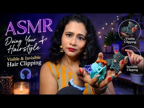 Bengali ASMR Doing Your Hairstyle ✂️ | Visible & Invisible Hair Clipping & Combing | Asmr Ghosal 