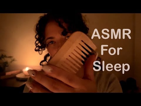 ASMR Personal Attention for Sleep – Gentle Face Brushing, Hair Brushing & Scalp Massage 💆‍♀️ 