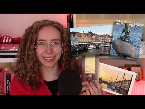 ASMR Copenhagen Show & Tell + Travel Vlog 🚂🗺️ (whispering, tapping, travel content)