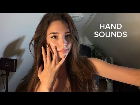 Hand Sounds ASMR ♡ Relaxing Hand Rubbing, Finger Flutters & Personal Attention