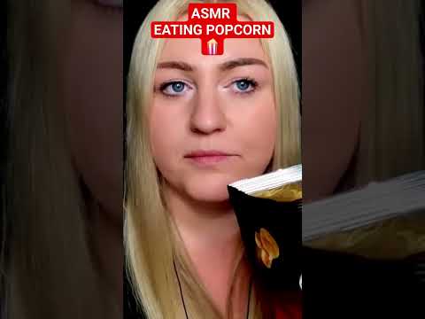 ASMR POPCORN EATING SOUNDS🍿 #shorts #asmr#asmreating