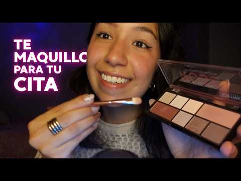 ASMR | Maquillándote para TU CITA + MOUTH SOUNDS | DUERME EN MINUTOS 💄🦢