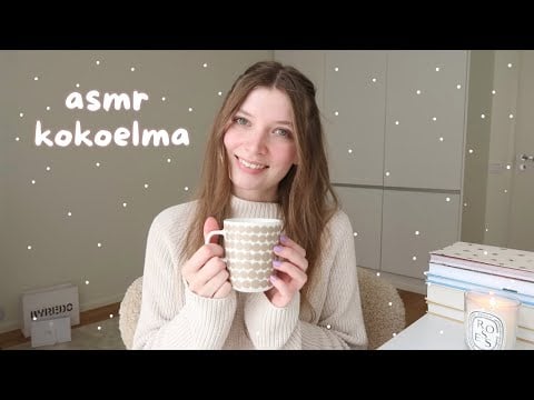 ASMR suomi kokoelma 2h | ostosten esittely, psykologia & kirjat