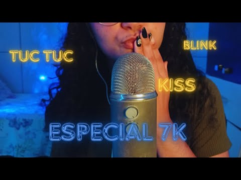 ASMR- 1 HORA DE SONS DE BOCA  COM TOQUE NA TELA l MOUTH SOUNDS INTENSE