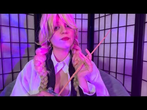 ASMR~ Demon Slayer | Mitsuri Kanroji Measures You for Outfit ☁️🌸🤍