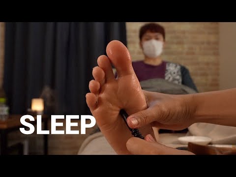 寝る足つぼ | 首肩腰がつらい介護士 [右足] | 30代男性