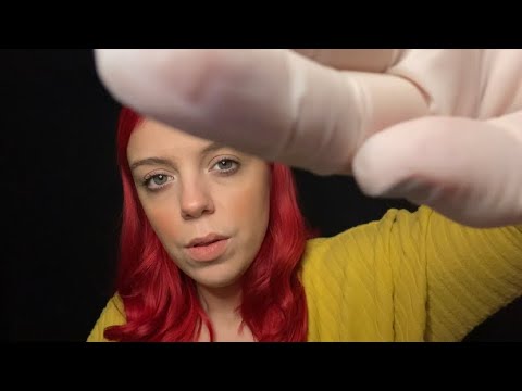 ASMR Facial Nerve, Strength and Mobility Tests. Personal Attention, Gloves.