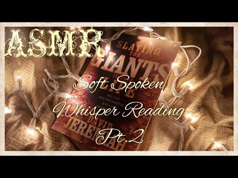 ASMR| Soft Spoken Whisper ❤️Reading pt.2
