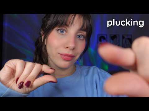 ASMR • Plucking & Removing your negative Energy