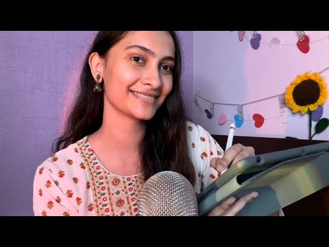 ASMR Teaching You Basic HINDI To Help You Fall Asleep 💤 | ASMR in Hindi