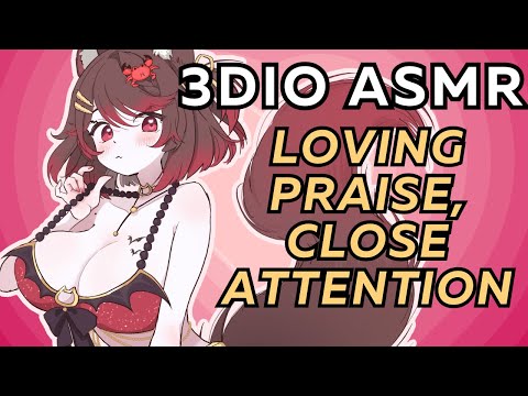【3DIO ASMR】🎧💗 intimate girlfriend care~ loving praise, close attention ♡