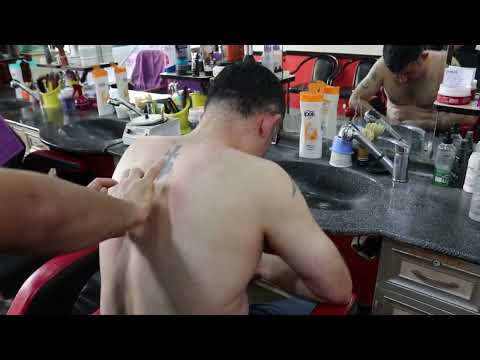 ASMR TURKİSH BARBER MASSAGE HEAD NECK BACK AMR EAR FACE MASSAGE THERAPY