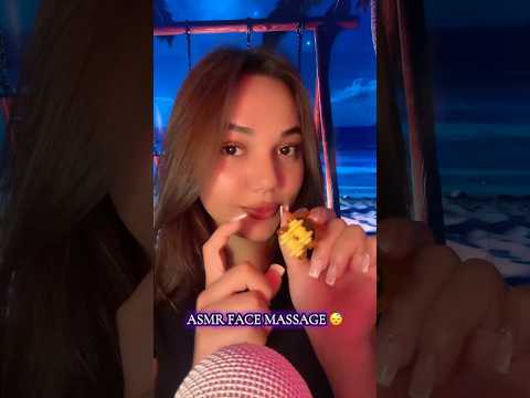 ASMR FACE MASSAGE 😴 #asmr #massagetherapy #hsyasmr #relax #massage