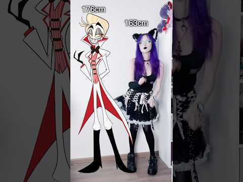Lucifer is taller than me #hazbinhotel #hazbinhotelseason2 #cosplaygirl