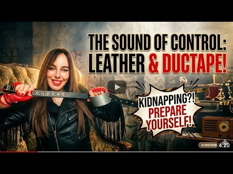 ASMR Kidnapping: The sound of control - ductape - Leather sounds 