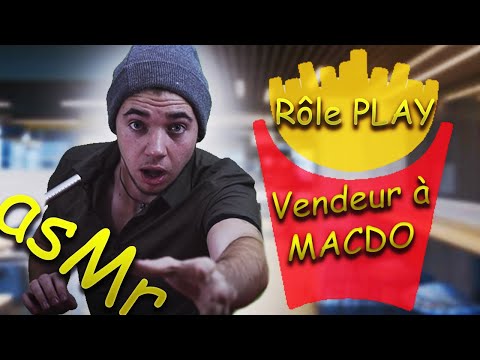 ASMR McDonalds FR : Vendeur à Mcdo !