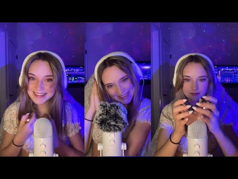 ASMR for sleep - tapping, personal attention, ambient wave sounds, negativity plucking, and more!