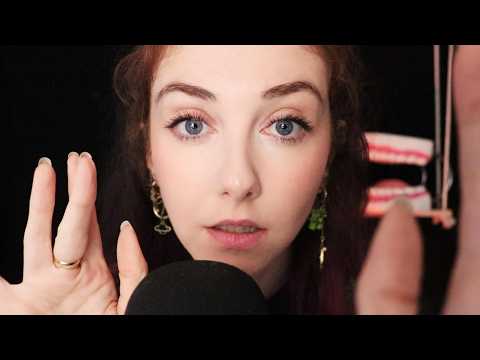 ASMR Inaudible/Unintelligible Toy Doctor Treats Your Wounds (super close-up whispering)