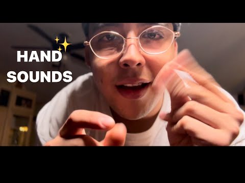 ASMR |  CRISPY HAND SOUNDS  + ( ANNOUNCEMENT )