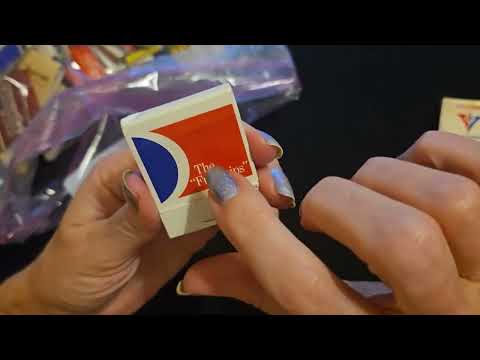 ASMR | Vintage Matchbooks Show & Tell | Part 2 (Soft Spoken)