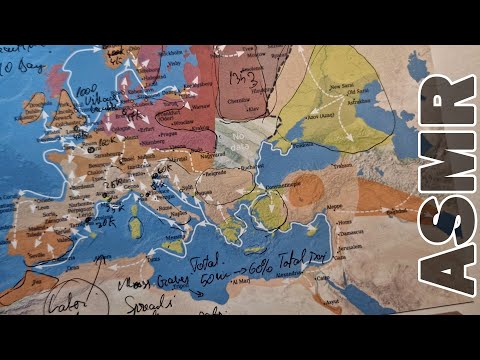 ASMR: The Black Death - The deadliest pandemic in medieval Europe | Plague Spread Map | ASMR History