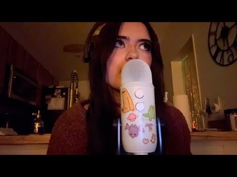 whisper ramble + popping candy ASMR
